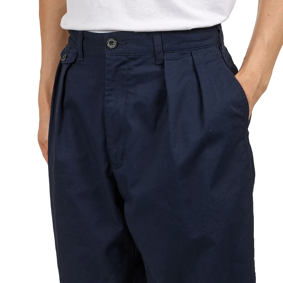 Beams Plus - 2 Pleats Tapered Twill