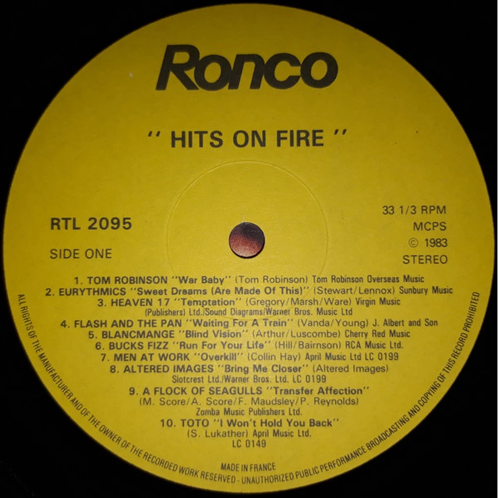 V.A. - Hits On Fire - 20 Scorching Tracks!