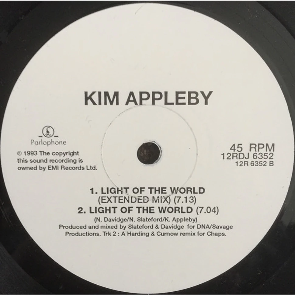 Kim Appleby - Light Of The World