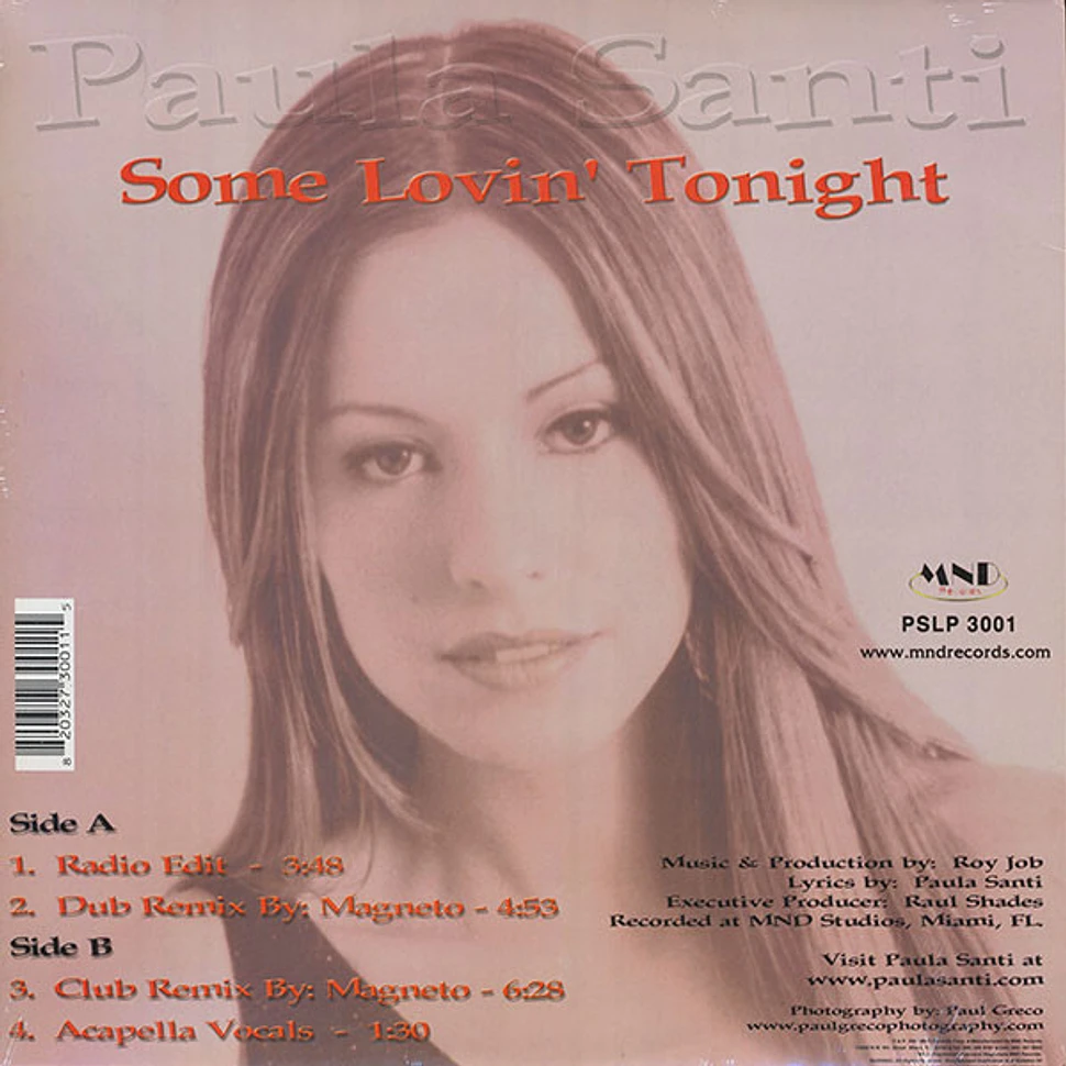 Paula Santi - Some Lovin' Tonight