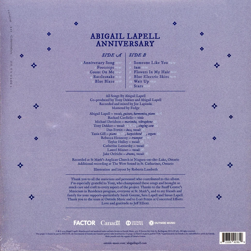 Abigail Lapell - Anniversary