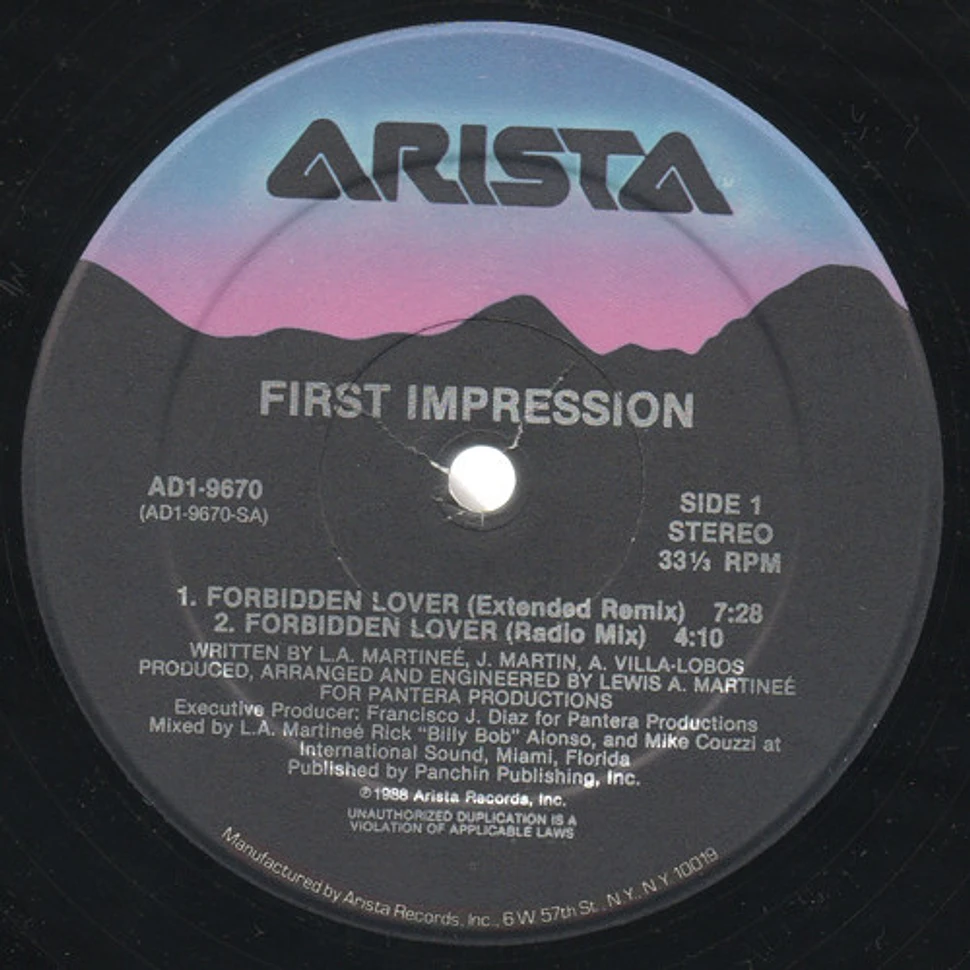 First Impression - Forbidden Lover