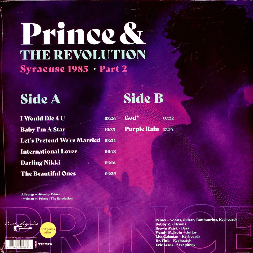 Prince & The Revolution - Syracuse 1985 Part 2