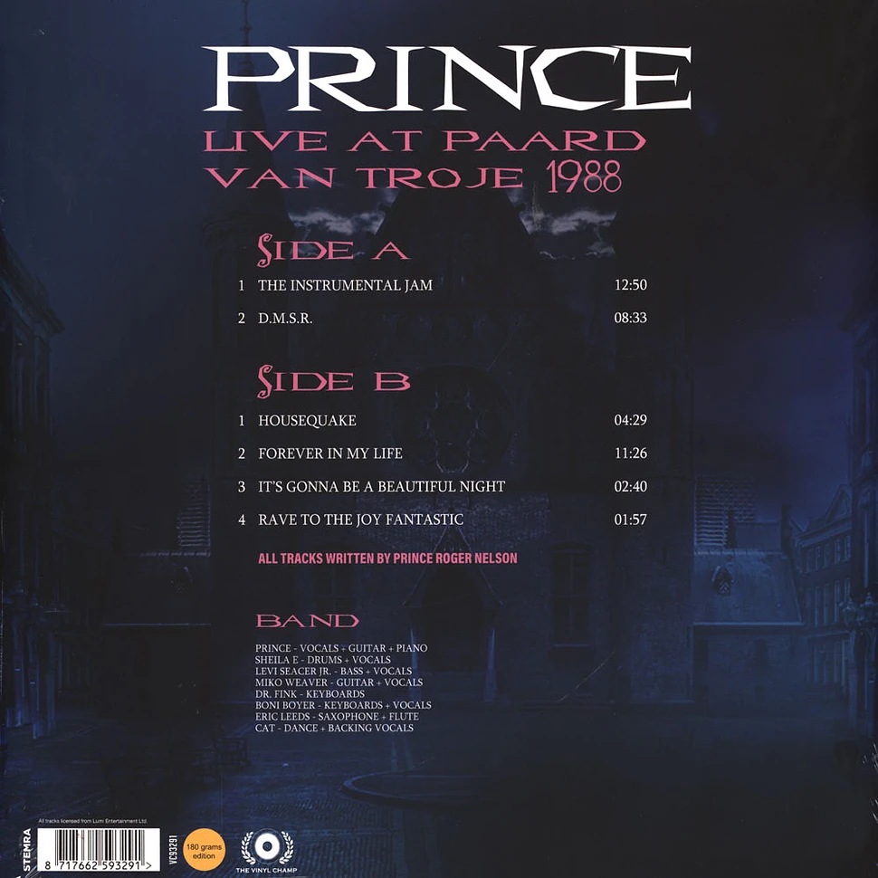 Prince - Live At Paard Van Troje 1988 Purple Vinyl Edition