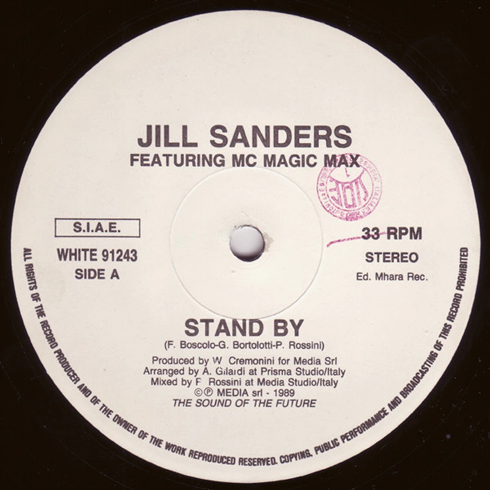 Jill Sanders Featuring MC Magic Max - Stand By