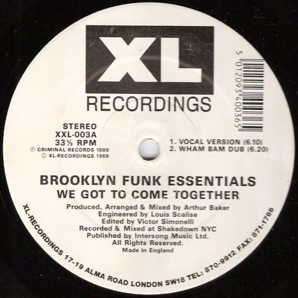 Brooklyn Funk Essentials - We Got To Come Together