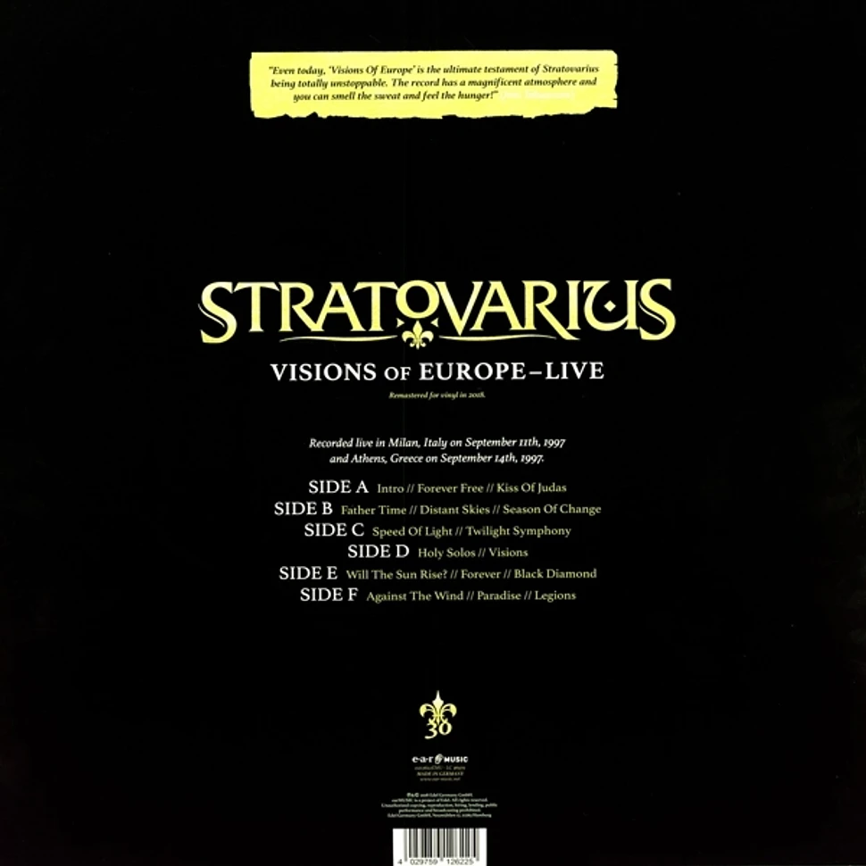 Stratovarius - Visions Of Europe Reissue 2018