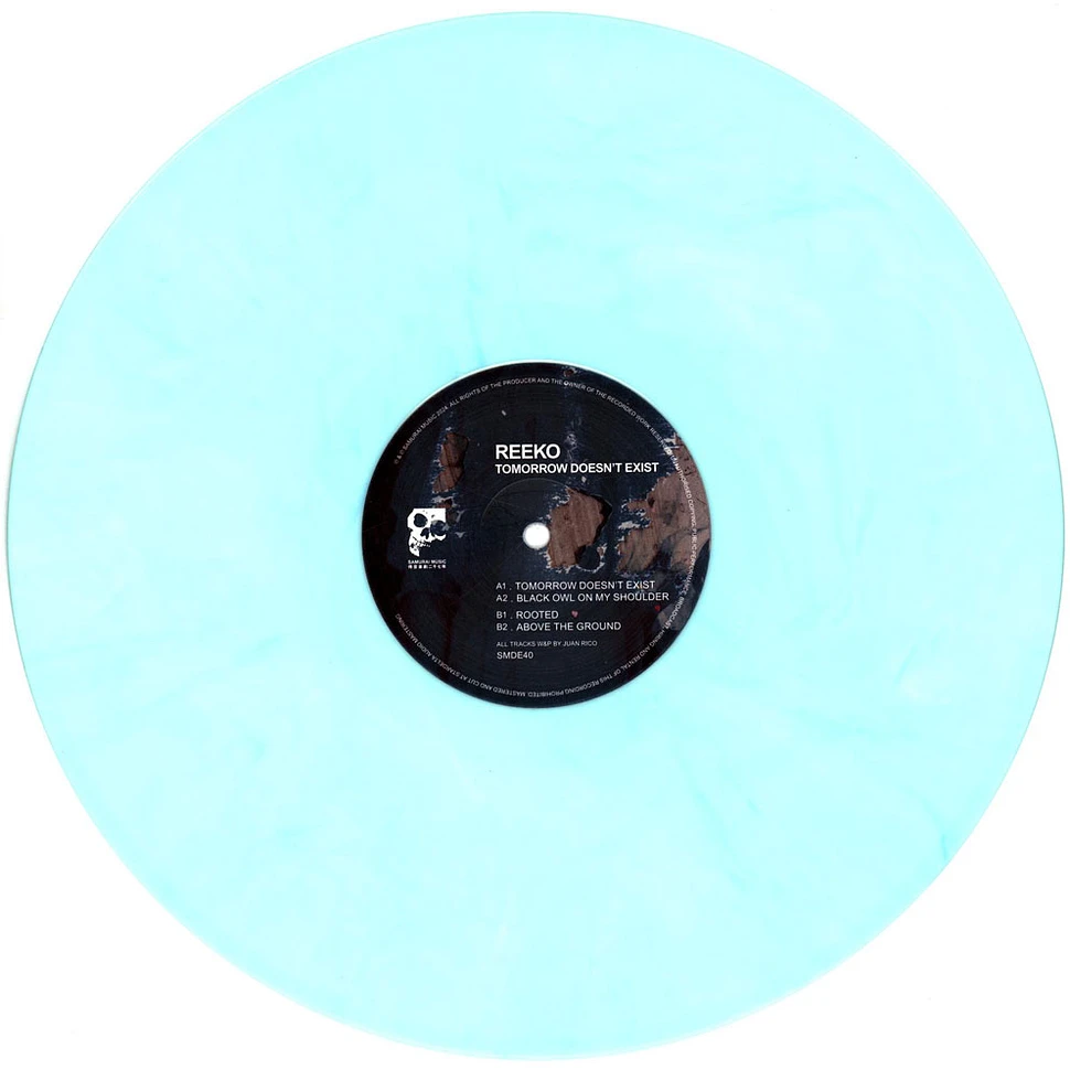 Reeko - Tomorrow Doesn't Exist White + Blue Marbled Vinyl Edition