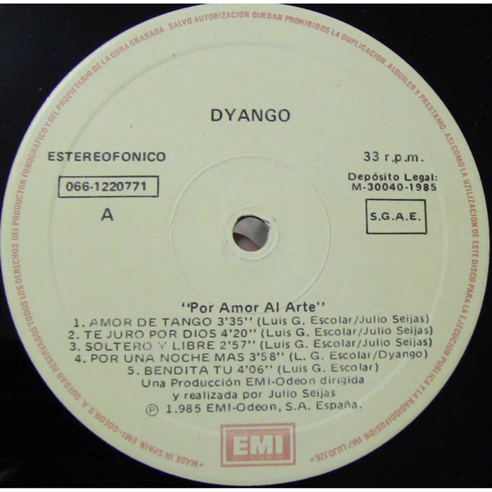 Dyango - Por Amor Al Arte