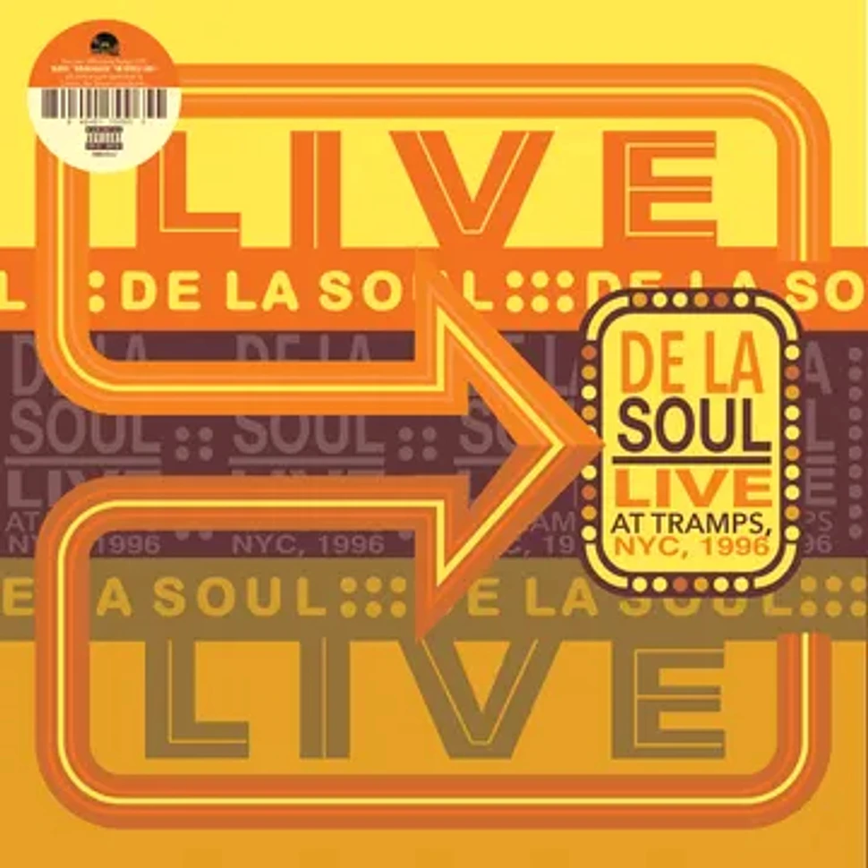 De La Soul - Live At Tramps Nyc 1996 Record Store Day 2024 Light Brown Vinyl Edition
