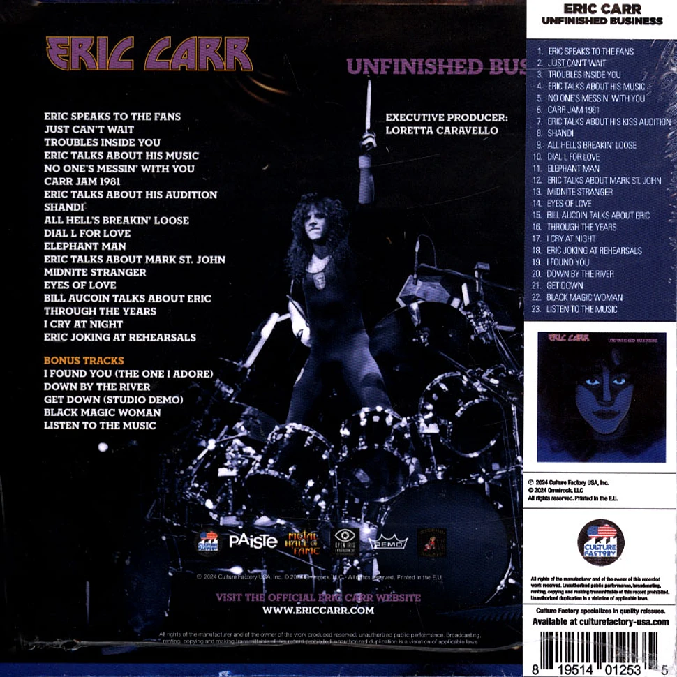 Eric Carr - Unfinished Business Record Store Day 2024 Cd Edition