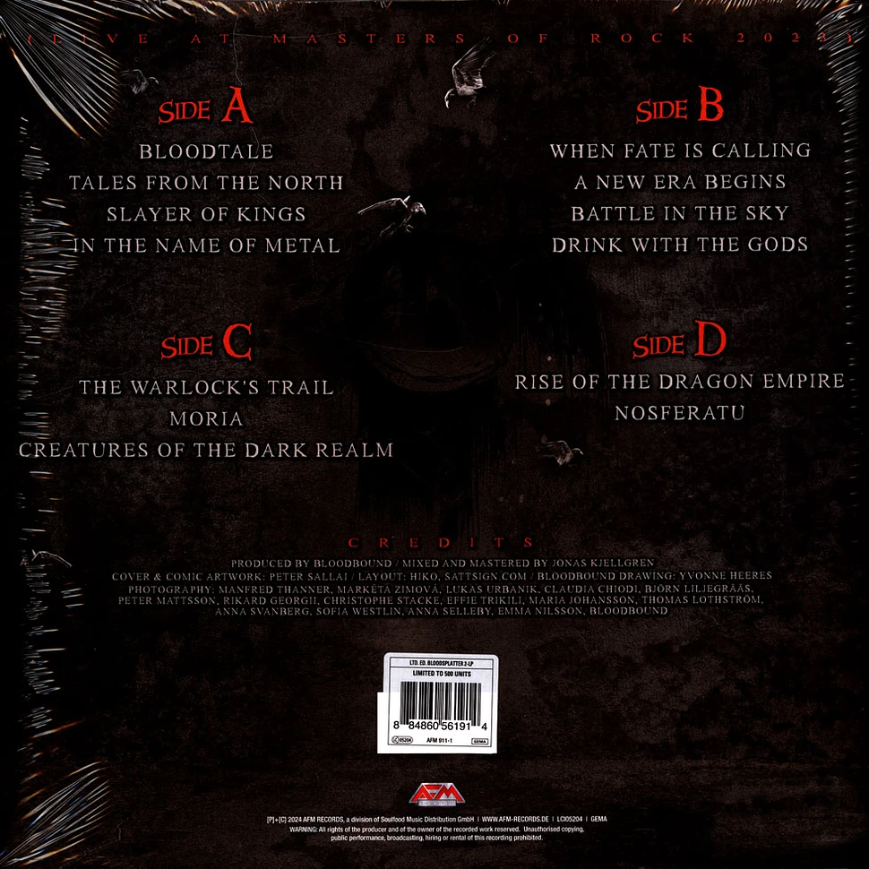 Bloodbound - The Tales Of Nosferatu Bloodsplatter Vinyl Edition