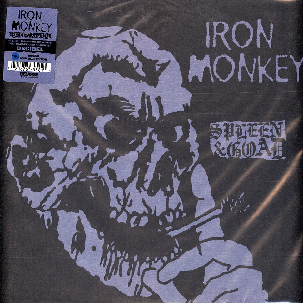 Iron Monkey - Spleen And Goad Aqua Blue