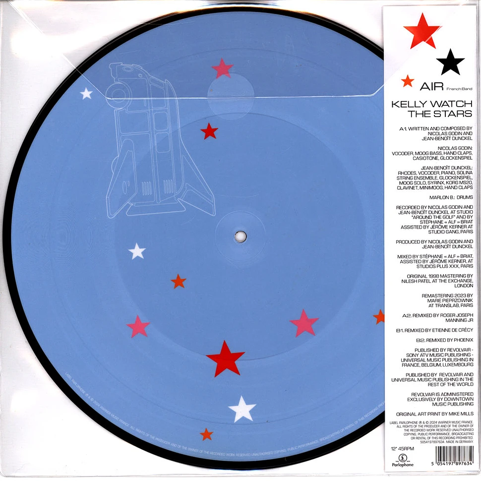 AIR - Kelly Watch The Stars Record Store Day 2024 Picture Disc Vinyl Edition