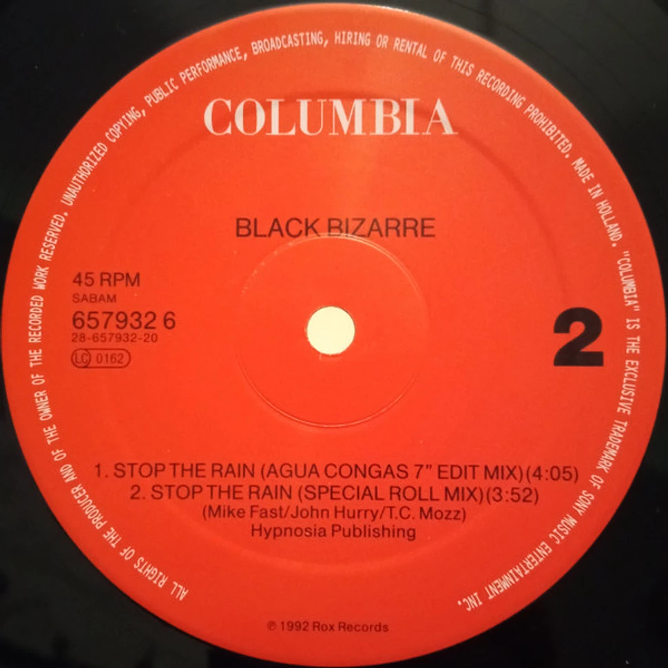Black Bizarre - Stop The Rain