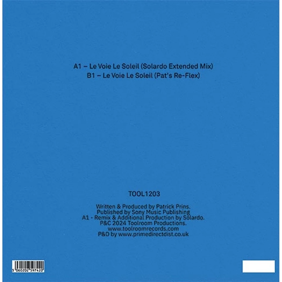Patrick Prins - Le Voie Soleil Record Store Day 2024 Blue Vinyl Edition