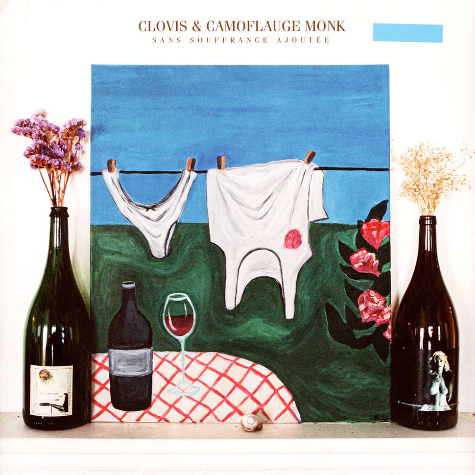 Clovis & Camoflauge Monk - Sans Souffrance Ajoutée Blue Vinyl Edition