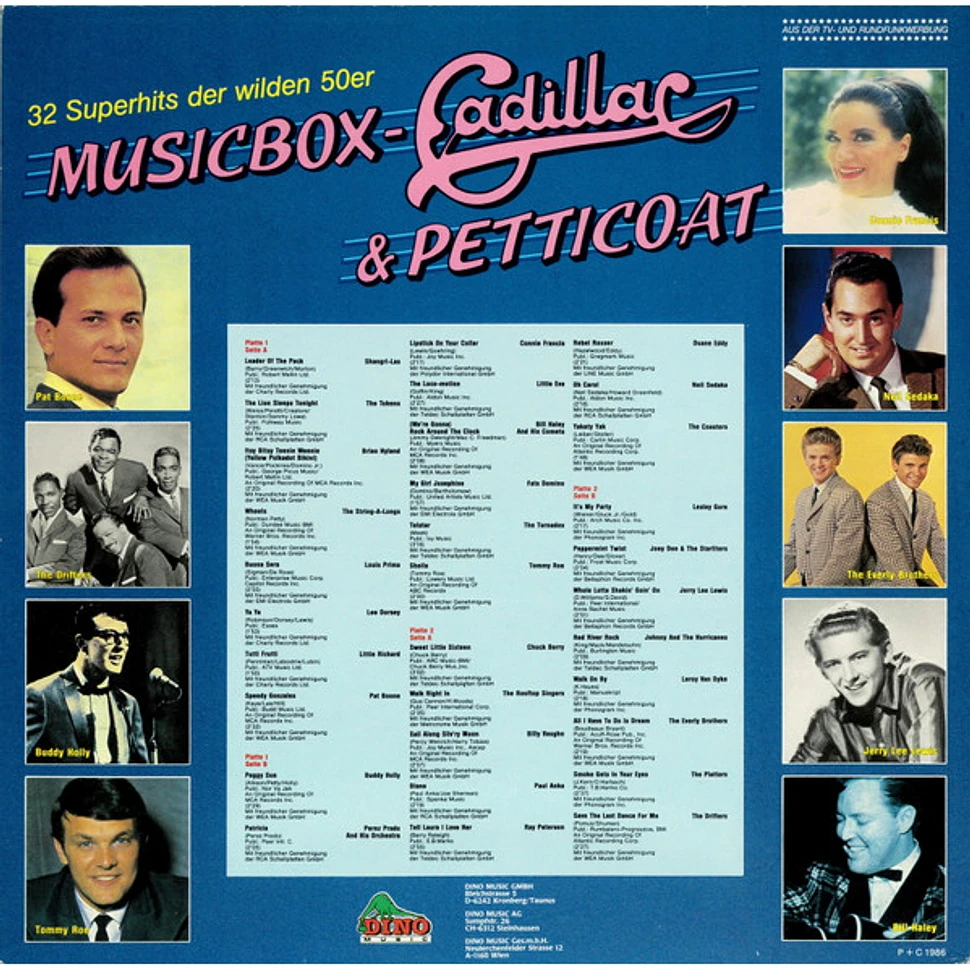 V.A. - Musicbox, Cadillac & Petticoat (32 Superhits Der Wilden 50er)