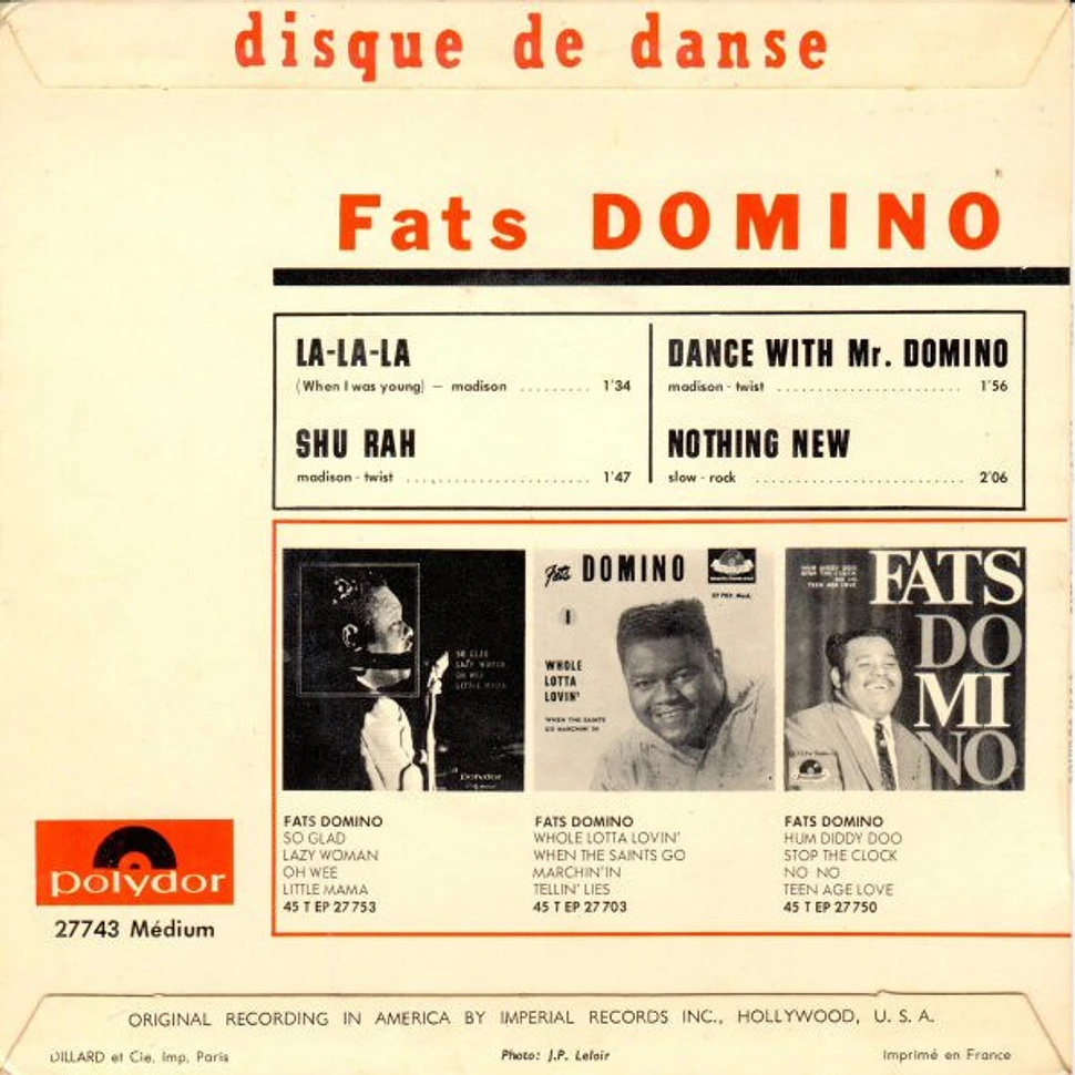 Fats Domino - La La La La La / Dance With Mr. Domino
