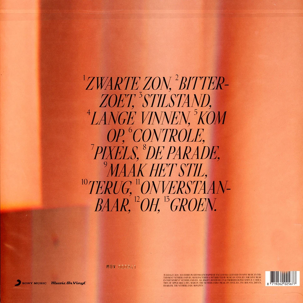 Eefje De Visser - Bitterzoet Crystal Clear Vinyl Edition