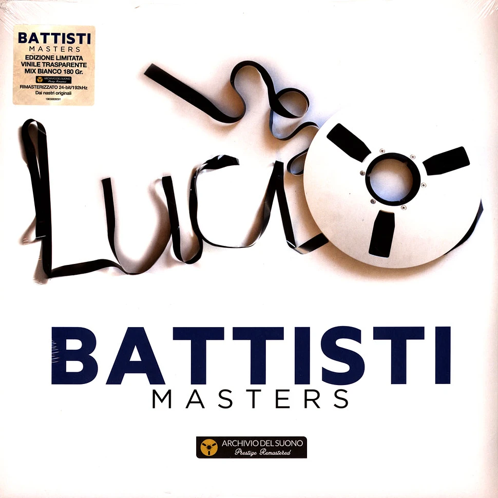 Lucio Battisti - Masters Clear And White Vinyl Edition