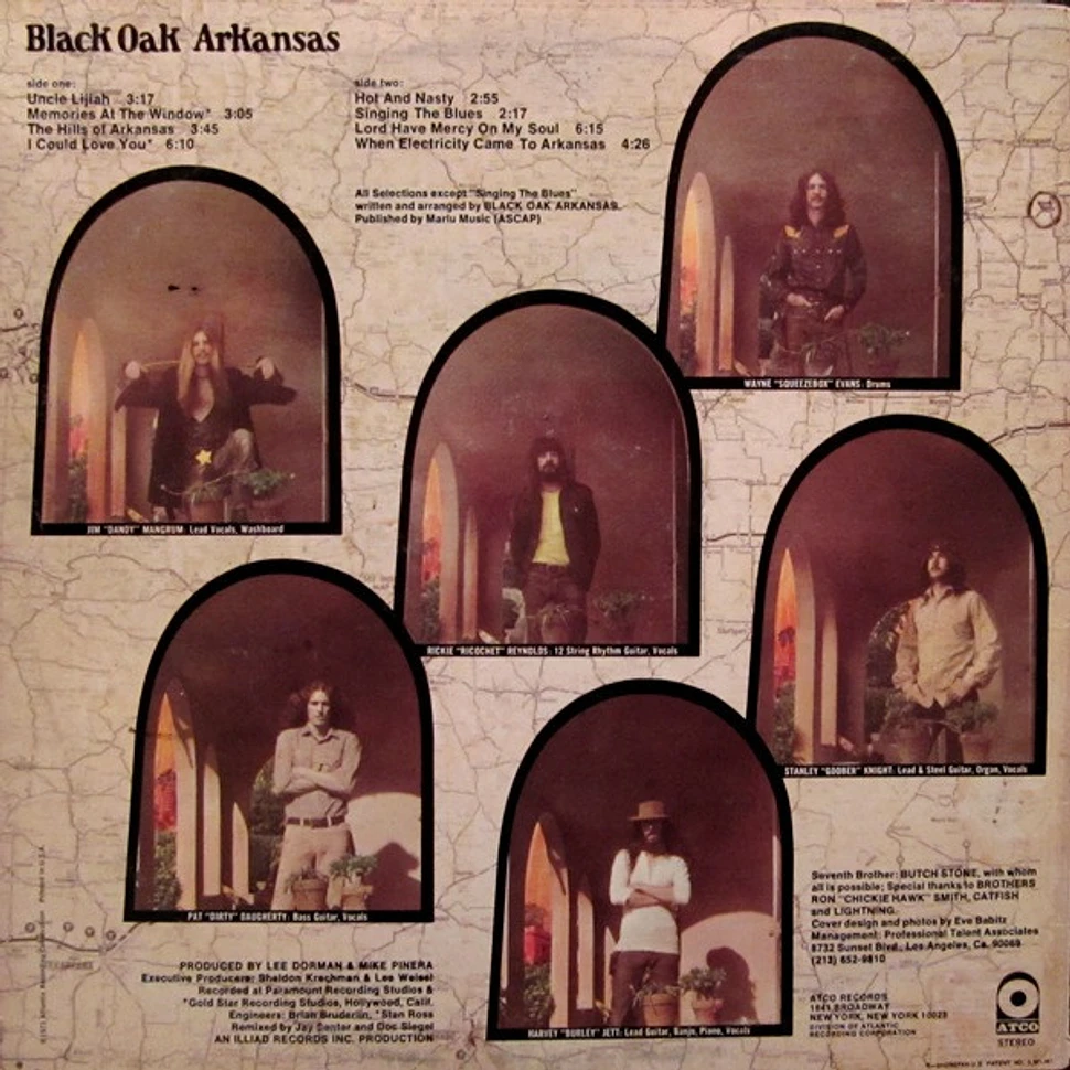 Black Oak Arkansas Black Oak Arkansas Vinyl LP 1971 US