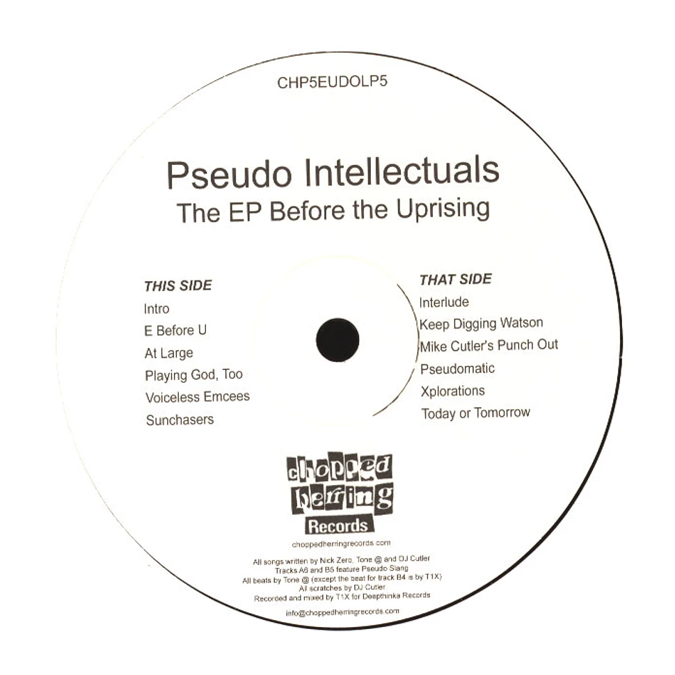 Pseudo Intellectuals - The Ep Before The Uprising [2001-2003]