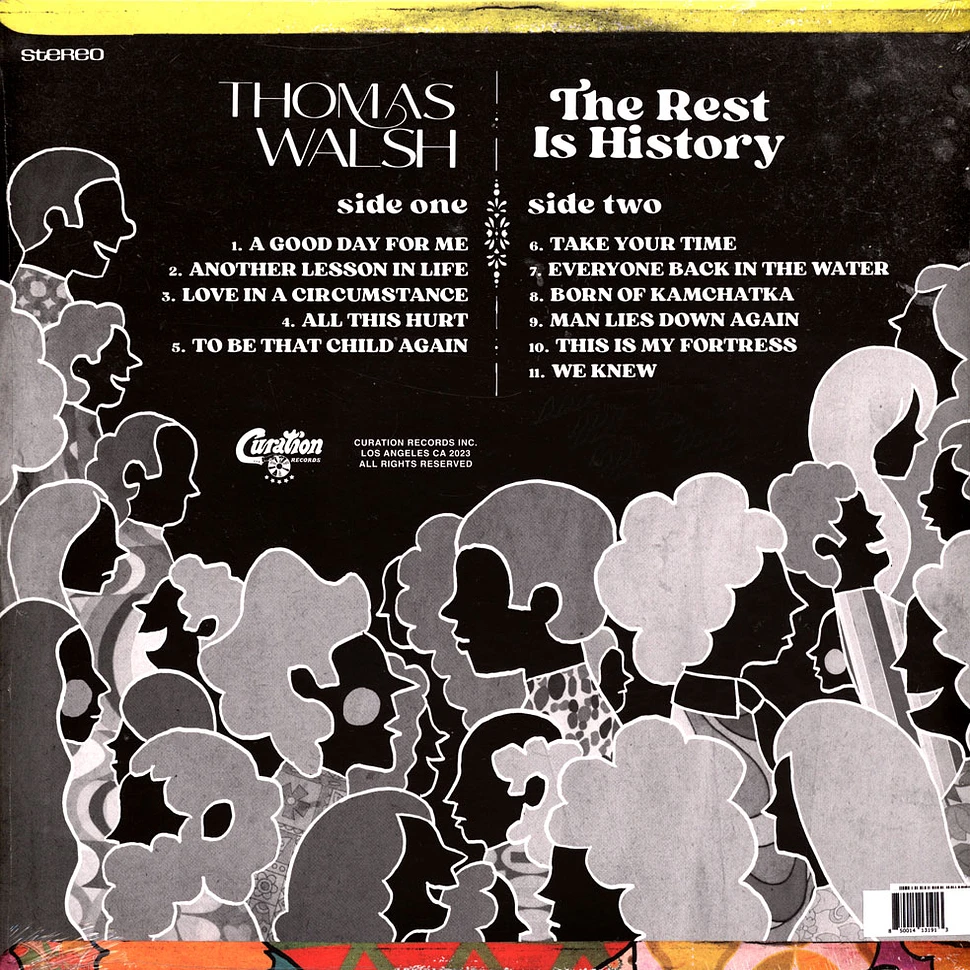 Thomas Walsh - Rest Is History Pink Vinyl Editoin