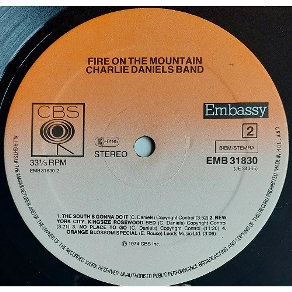 The Charlie Daniels Band - Fire On The Mountain