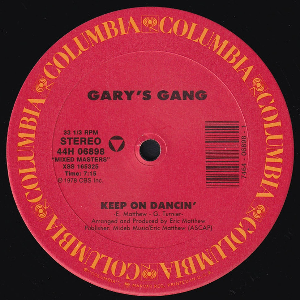 Gary's Gang / Patrick Hernandez - Keep On Dancin' / Born To Be Alive