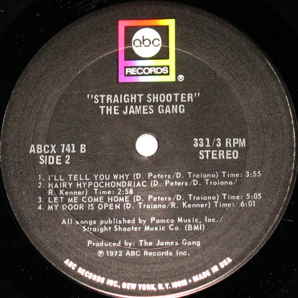 James Gang - Straight Shooter