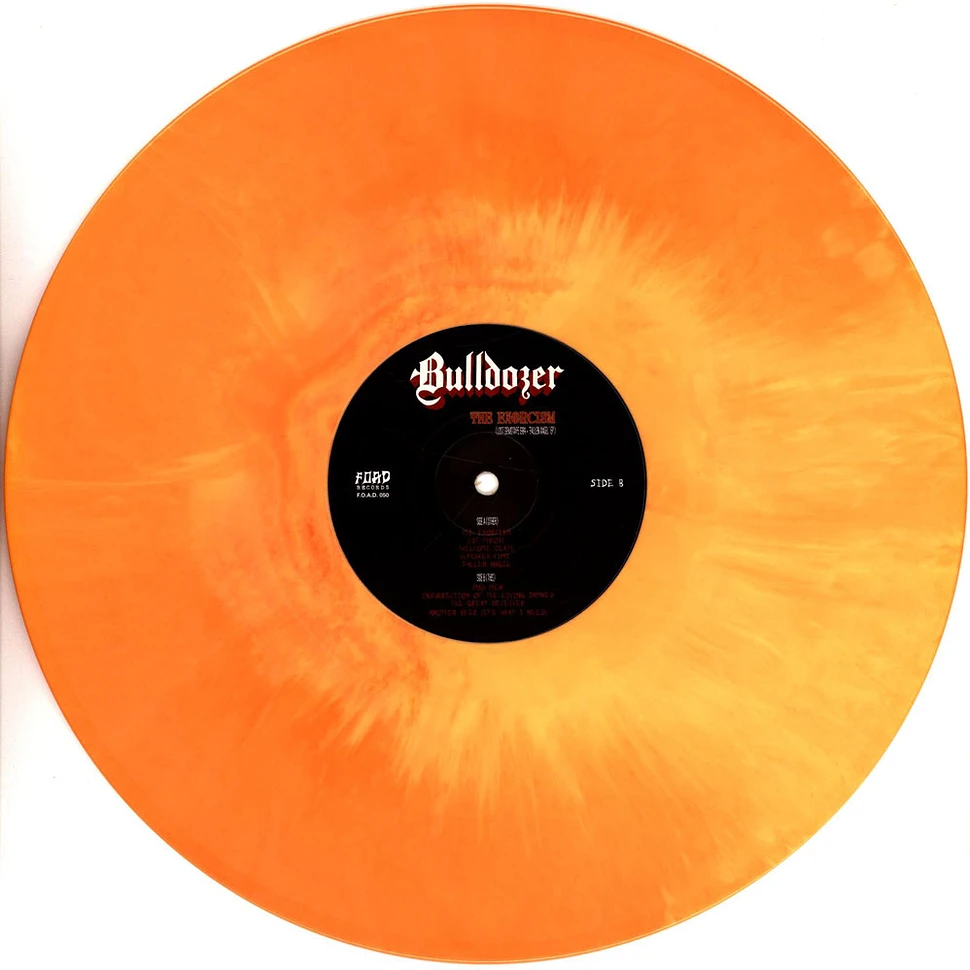 Bulldozer - The Exorcism Marbled Orange Vinyl Edition