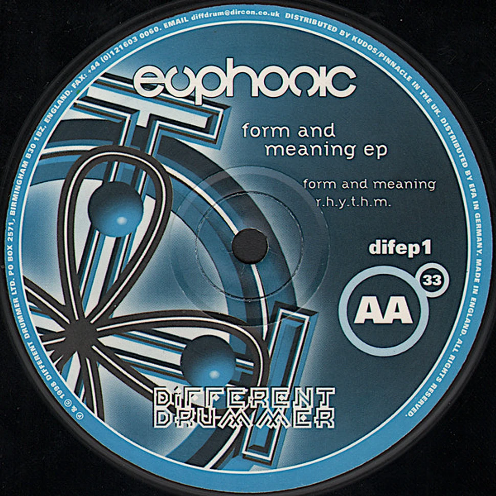 Euphonic - Form And Meaning EP