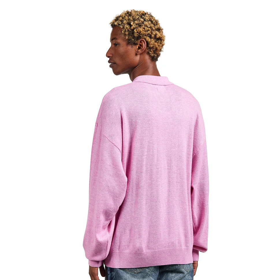 Patta - Knitted Wool Longsleeve Polo Shirt