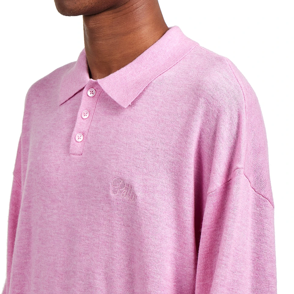 Patta - Knitted Wool Longsleeve Polo Shirt