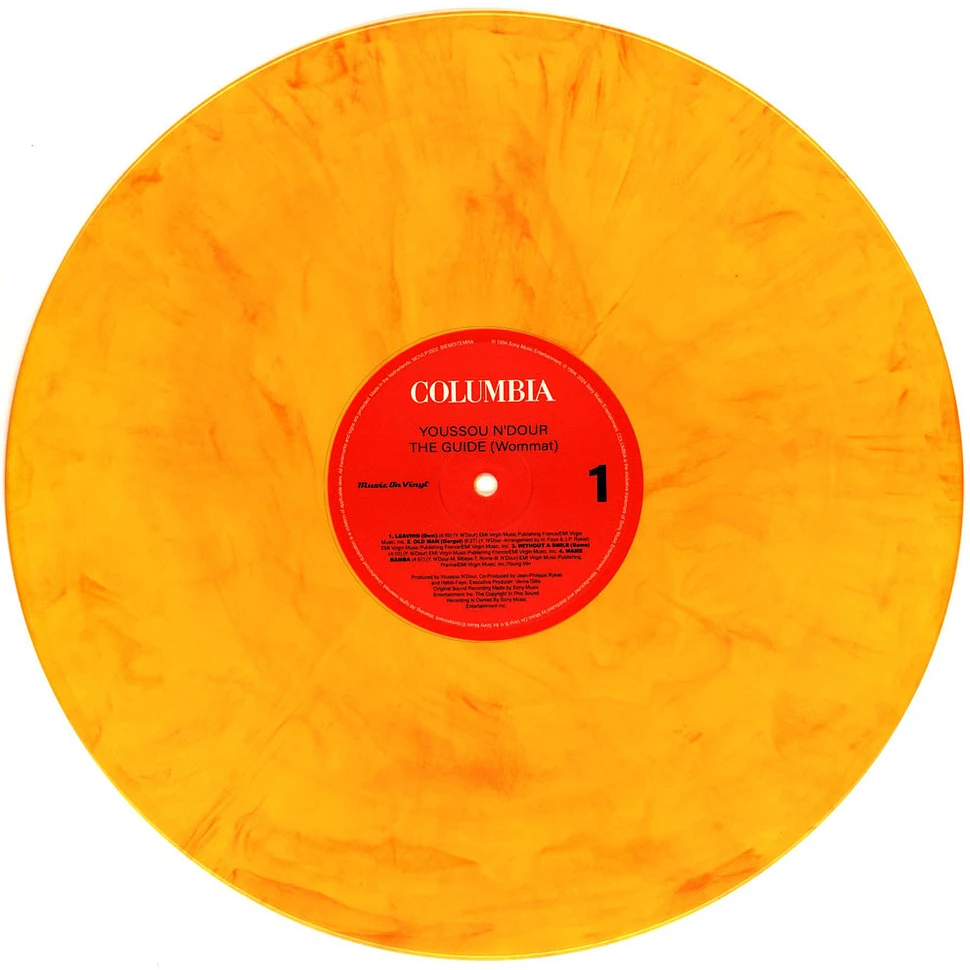 Youssou N Dour - The Guide Wommat Yellow, Red & Orange Marbled Vinyl Edition