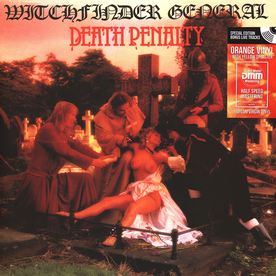 Witchfinder General - Death Penalty Limited Splatter Vinyl Edition