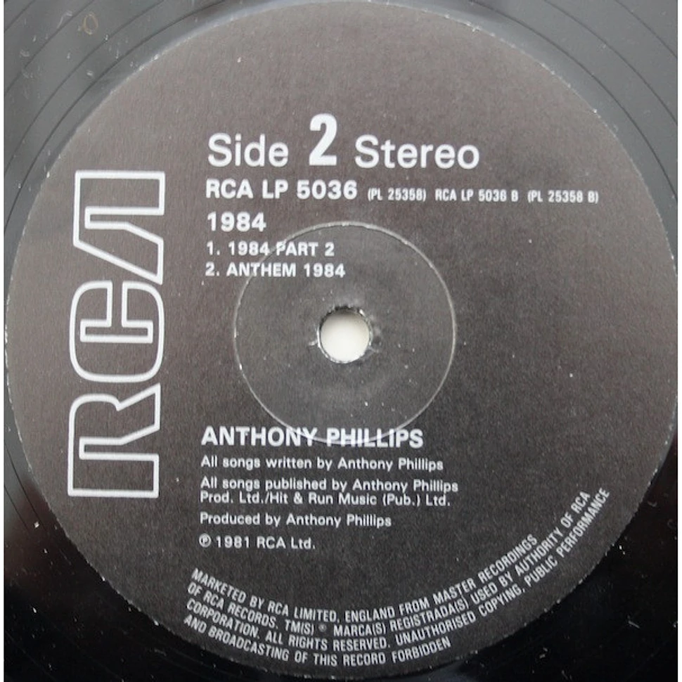 Anthony Phillips - 1984