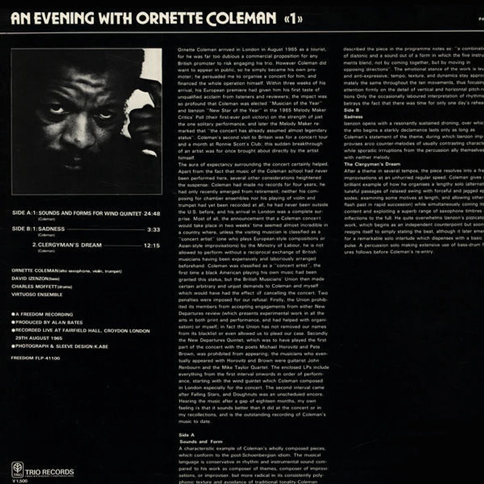 Ornette Coleman - An Evening With Ornette Coleman «1»