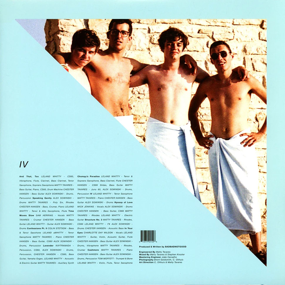 BBNG (BadBadNotGood) - IV White Vinyl Edition