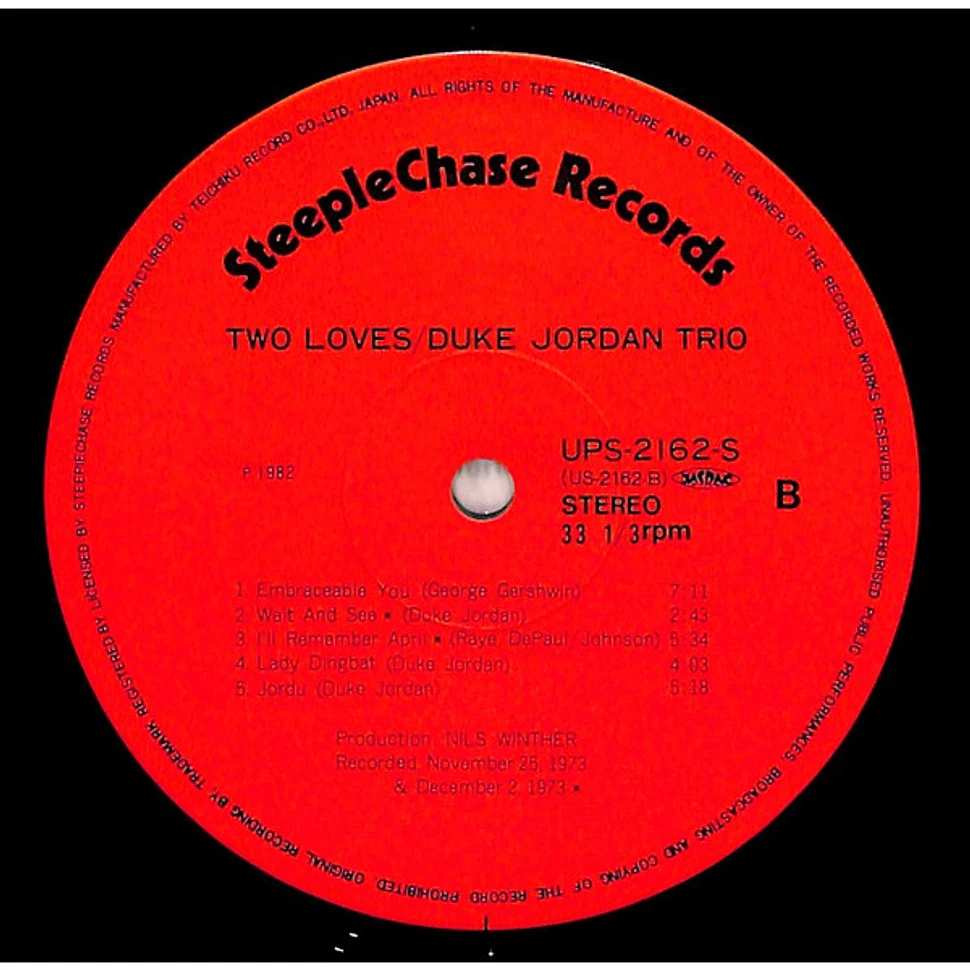 Duke Jordan Trio - Two Loves