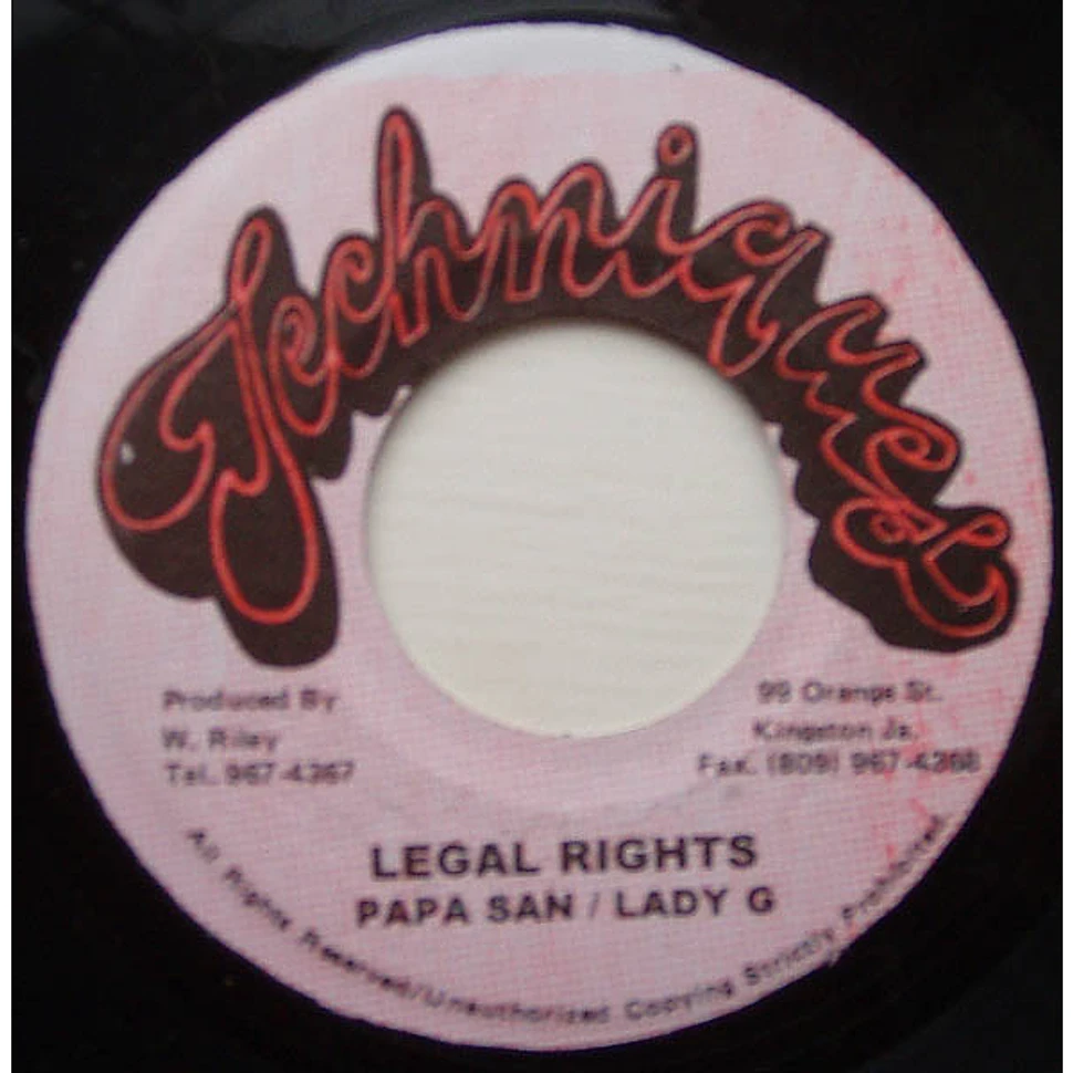 Papa San / Lady G - Legal Rights