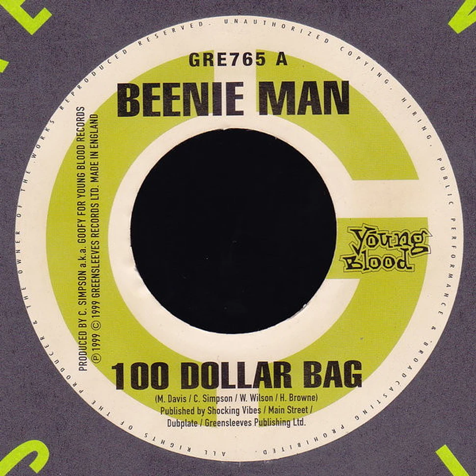Beenie Man - 100 Dollar Bag