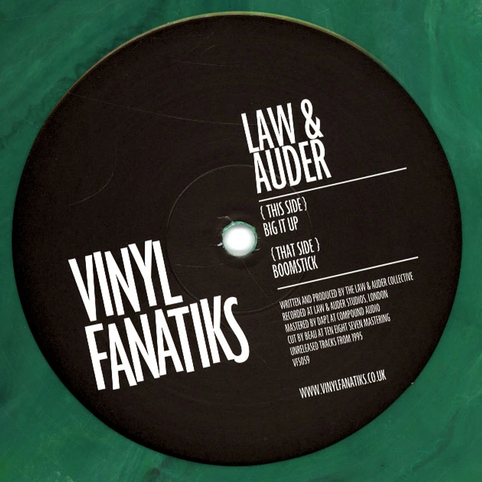 Law & Auder - Big It Up/Boomstick Cosmic Earth Vinyl Edition