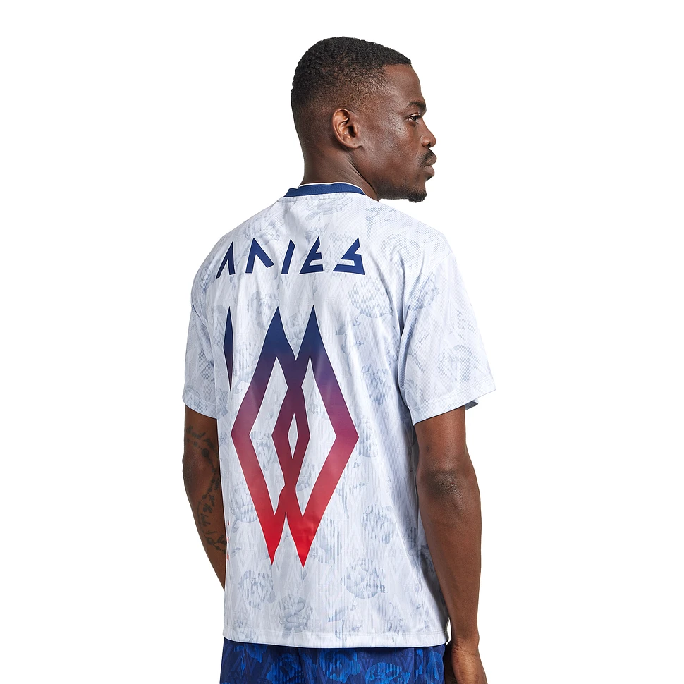 Aries x Umbro - White Roses SS Football Jersey