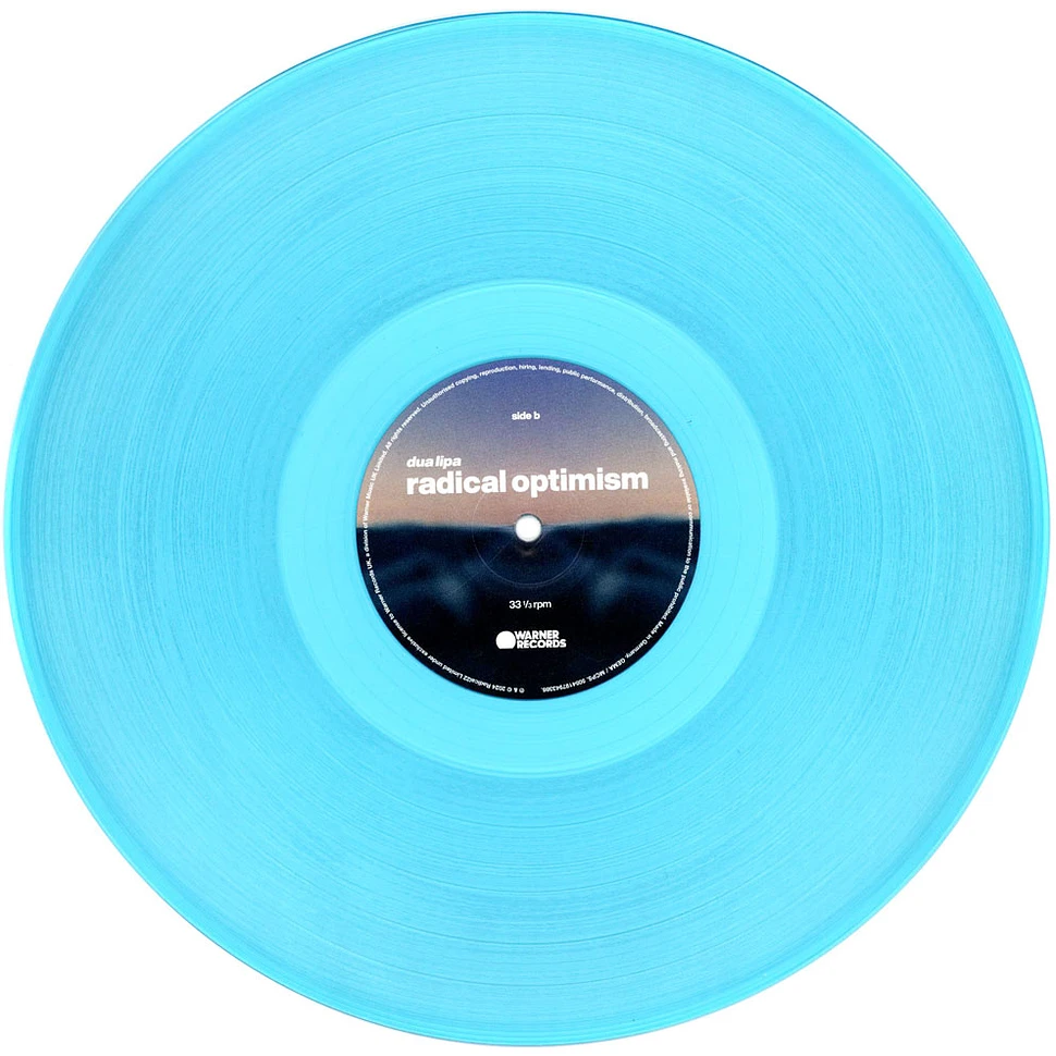 Dua Lipa - Radical Optimism Curacao Blue UK Vinyl Edition