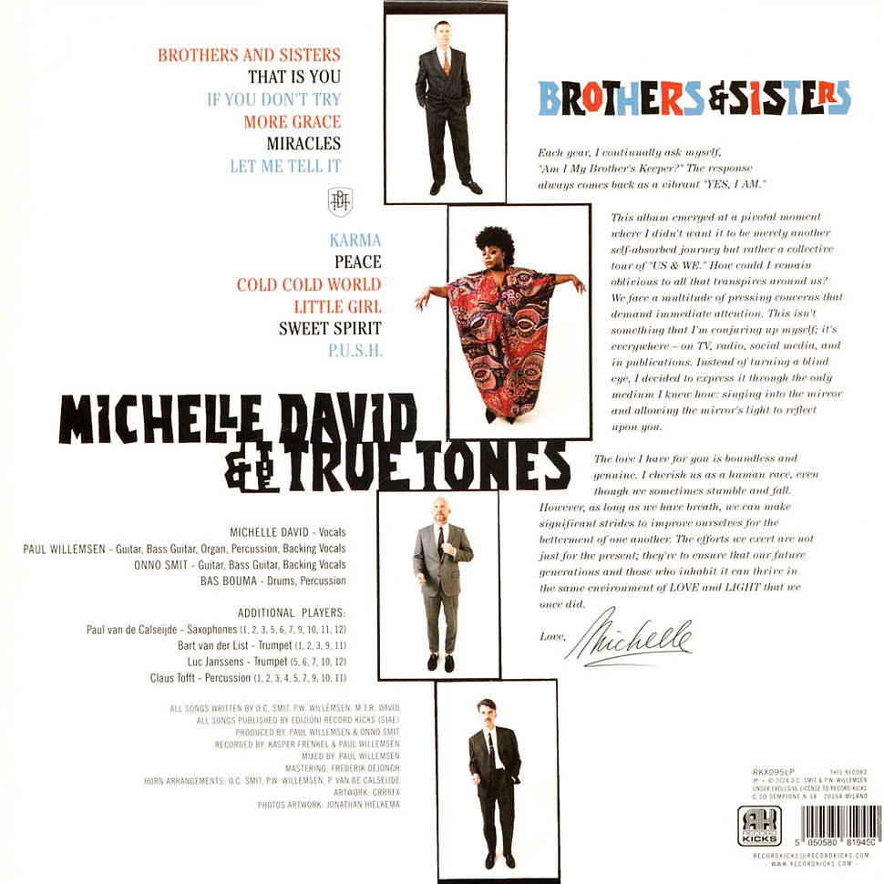 Michelle David & The True-Tones - Brothers & Sisters