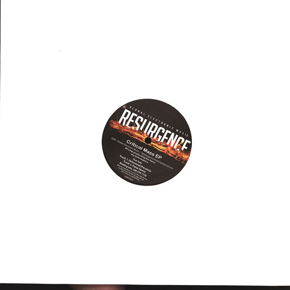DJ Resurgence - Critical Mass EP