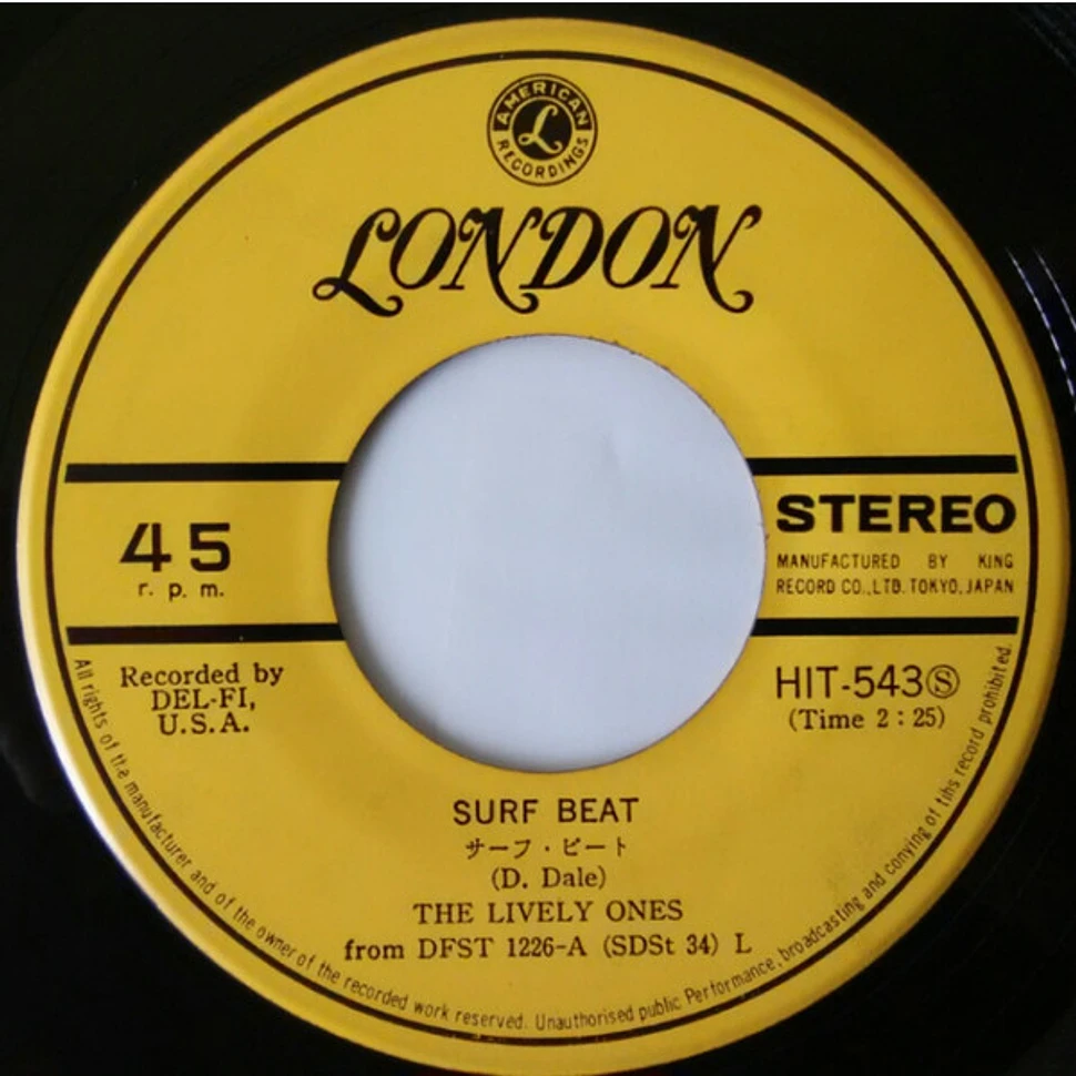 The Lively Ones - Beat No.1 (Misirlou) / Surf Beat