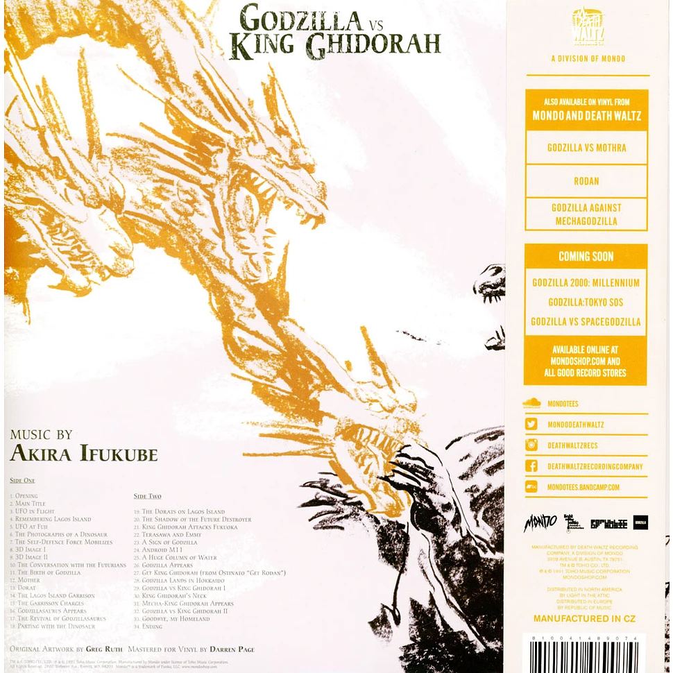 Akira Ifukube - OST Godzilla Vs. King Ghidorah